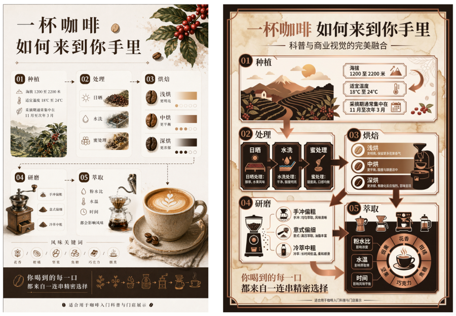 Coffee Journey Infographic